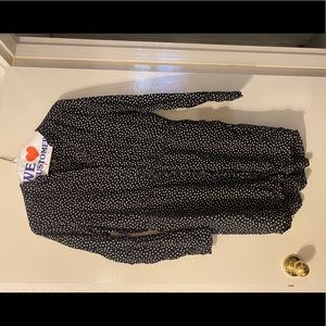 GAP black & white Medium dress